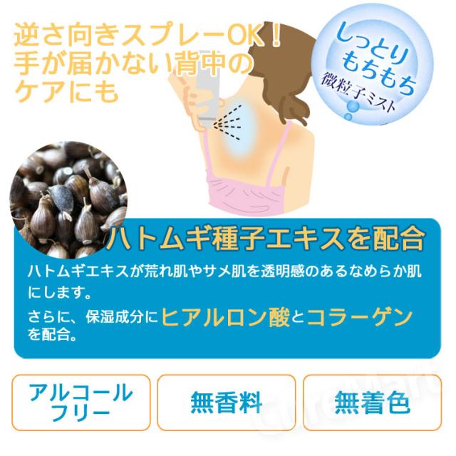 ハトムギ ミストウォーター