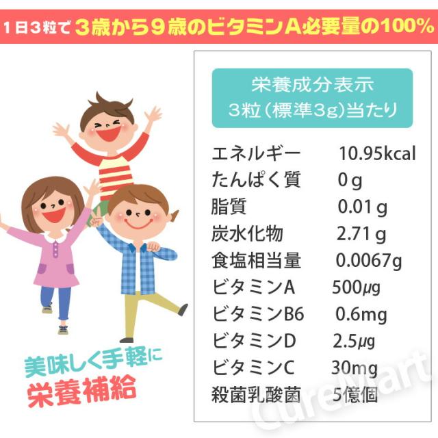 ユニマットリケン こども肝油ドロップグミ