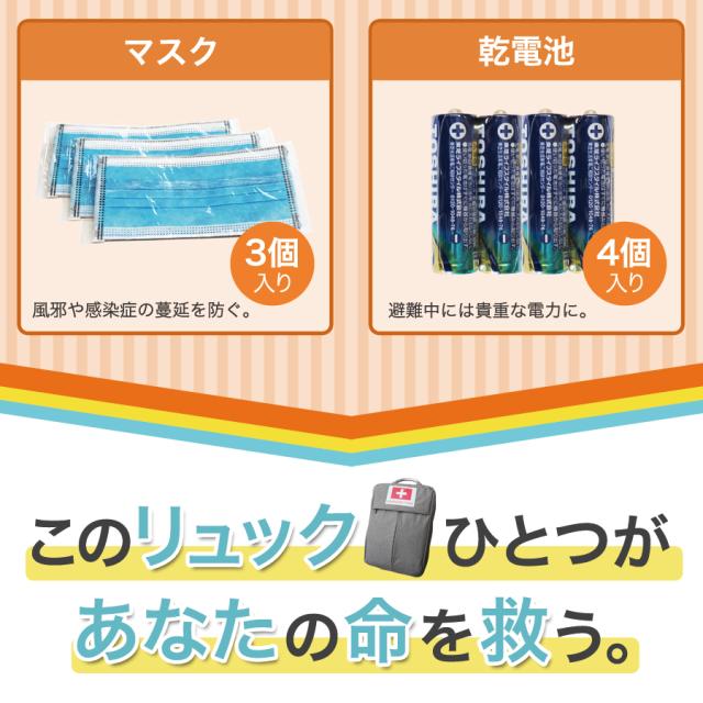 送料無料 防災セット一人用