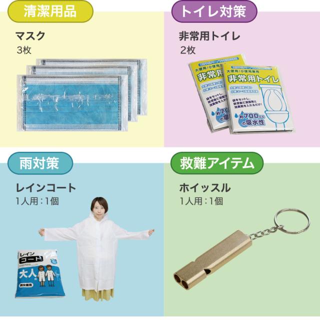 送料無料 防災セット一人用