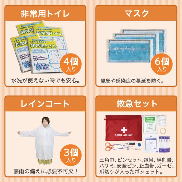 送料無料 防災セット一人用