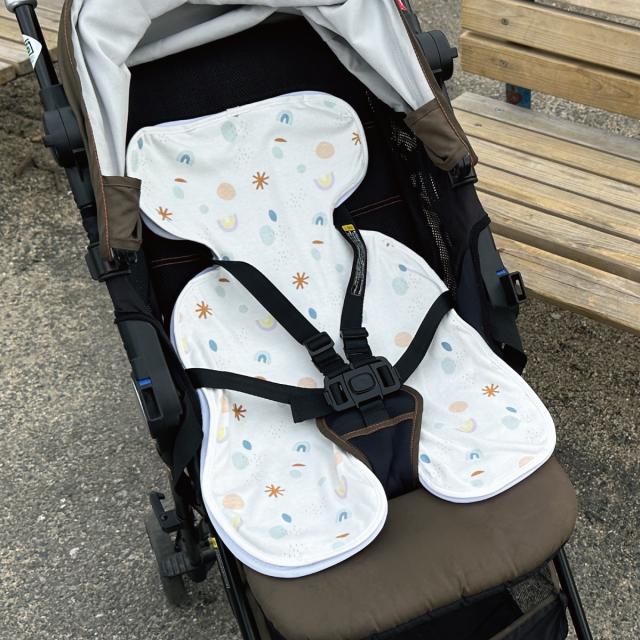 CARESTARハニカムメッシュベビーカー遮熱マット＆コットンシートセット17
