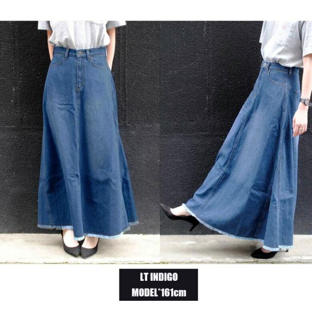 デニム ロンスカ