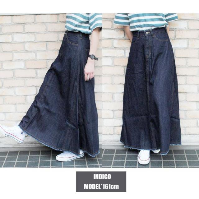 デニム ロンスカ