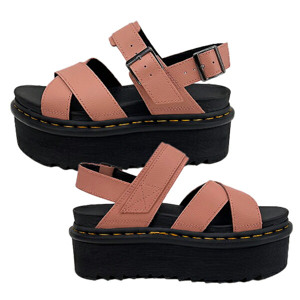 【美品】DR. MARTENS　ドクターマーチン　エナメル　サンダル　ピンク Dr Martens ドクターマーチン KIMBER キンバー レディース