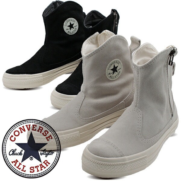 コンバーススエード オールスター ウエスタンブーツ ?U Ｚ ＨＩ CONVERSE SUEDE ALL STAR WESTERNBOOTS II Z  HI 1SD184 1SD185 オフホワイト OFFWHITE ブラック BLACK ウエスタンブーツ 【レディース】｜au PAY マーケット