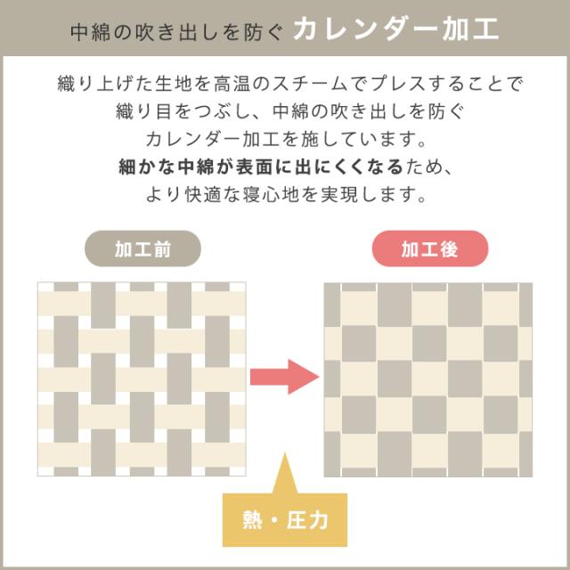 2枚合わせ掛け布団