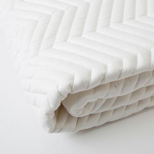 昭和西川 スヤラボ ポリエステルベッドパッド SU3918 セミダブル 120