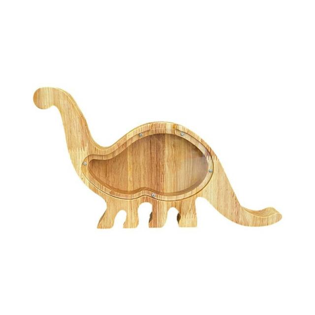 恐竜のオブジェ貯金箱✨木製 恐竜のオブジェ貯金箱✨木製