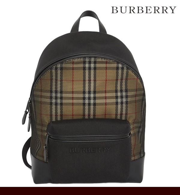 バーバリー ロンドン リュックサック バッグ メンズ Burberry チェック