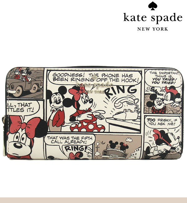 ケイトスペード 長財布 レディース kate spade ディズニー ミニー ...