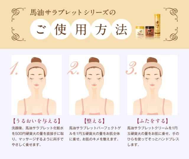 馬油 クリーム 保湿 化粧水 乳液 美容液