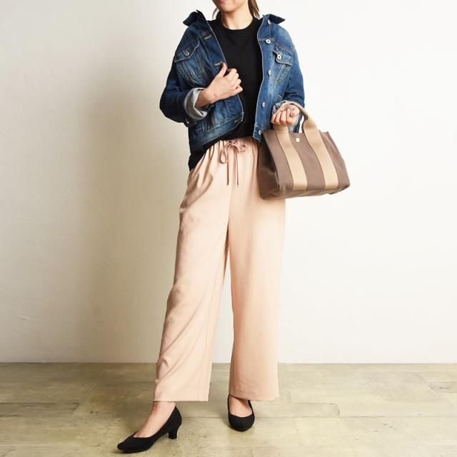 Nunc. ヌンク イージーワイドパンツ レディース きれいめ ガウチョ