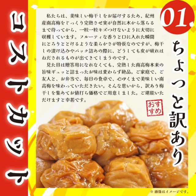 コストカットの秘訣１．ちょっと訳あり。