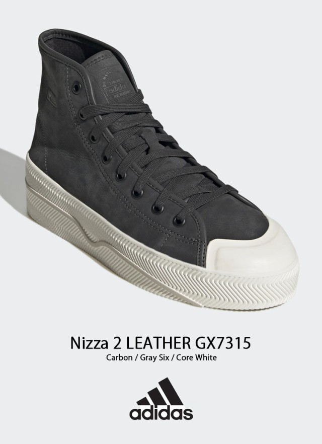 adidas アディダス スニーカー NIZZA 2 LEATHER GX7315 ニッツァ レザー ハイカット BLACK GRAY  WHITEの通販はau PAY マーケット - セレクトショップa-clo | au PAY マーケット－通販サイト