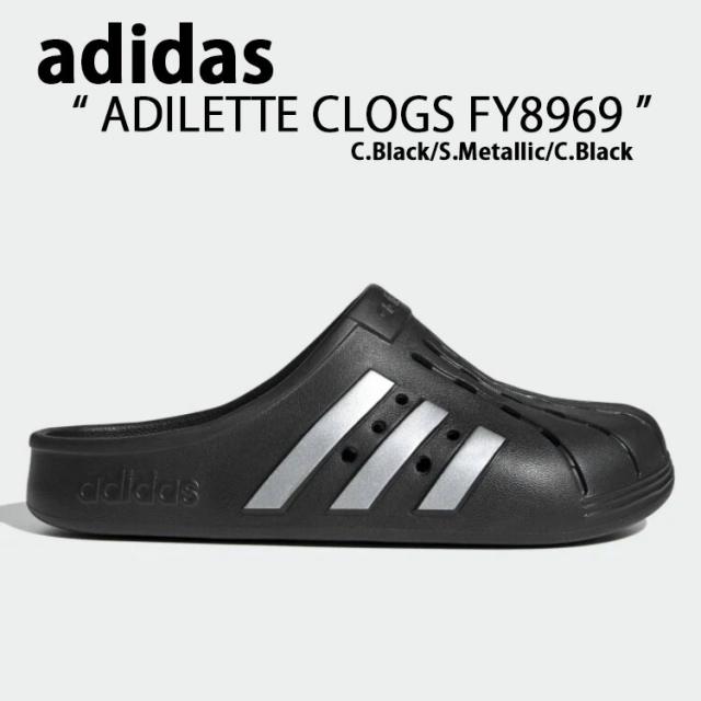 adidas アディダス サンダル スリッパ ADILETTE CLOGS FY8969 Black