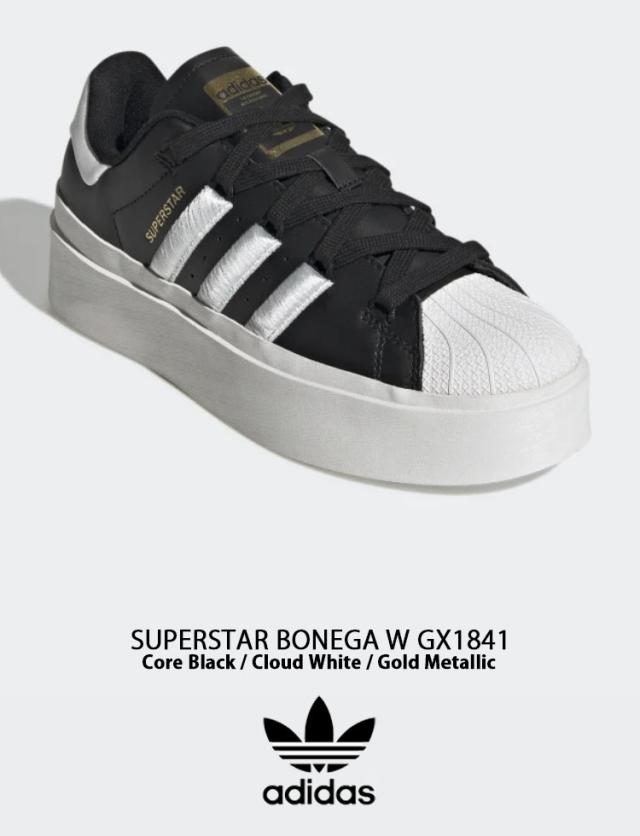 美品adidasアディダスしスニーカー　スーパースターボネガW GX1841 美品adidasアディダスしスニーカースーパースターボネガW GX1841