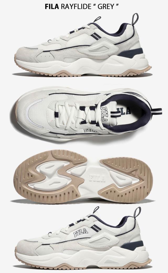 FILA フィラ スニーカー RAYFLIDE 1RM02053E_109/161/444 GREY BROWN YELLOW レイフライド メンズ レディース 男性用 女性用