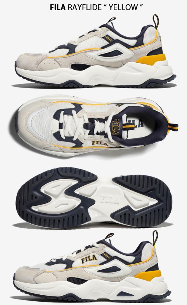 FILA フィラ スニーカー RAYFLIDE 1RM02053E_109/161/444 GREY BROWN YELLOW レイフライド メンズ レディース 男性用 女性用