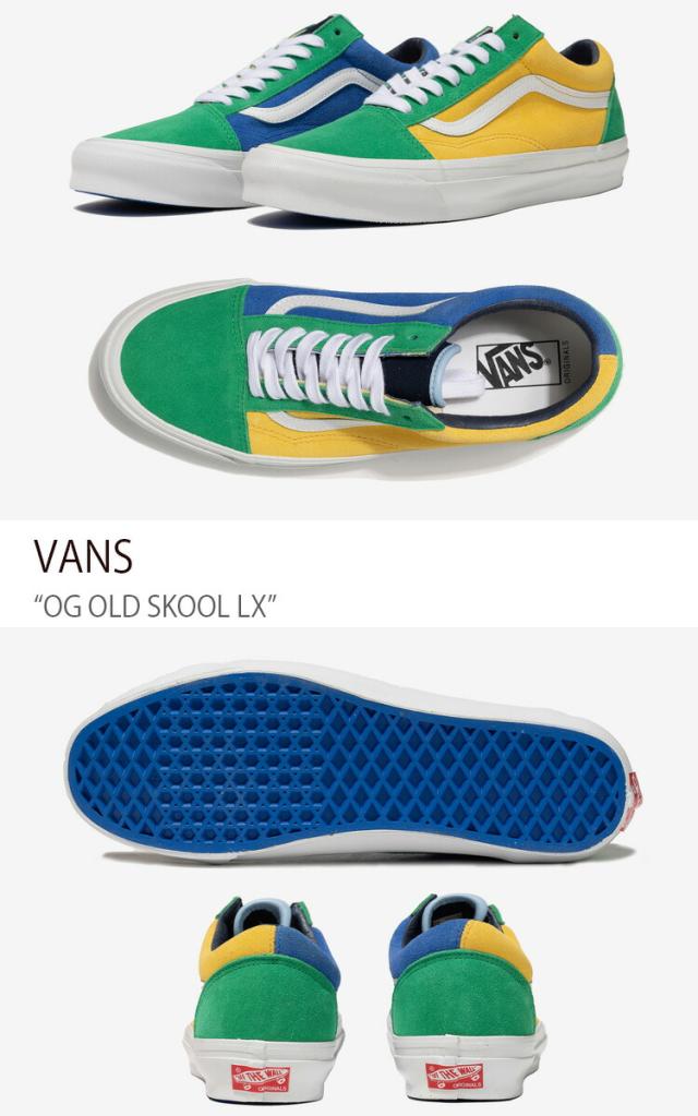 VANS バンズ スニーカー OG OLD SKOOL LX OFF THE WALL GREEN