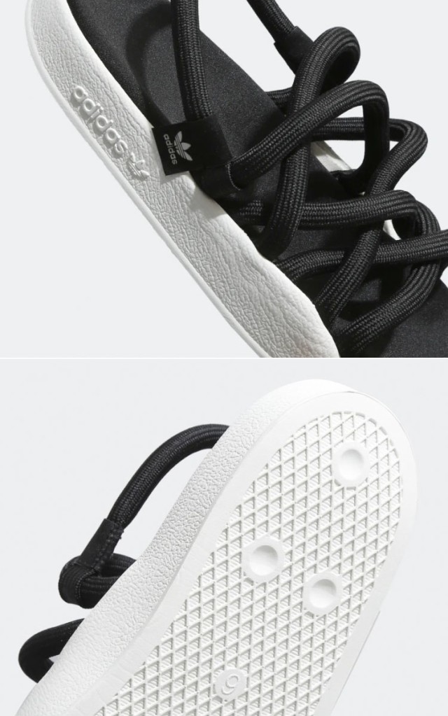 adidas Originals アディダス オリジナルス サンダル スリッパ ADILETTE NODA SANDALS FZ6438 アディレッタ  ノダ W Black Whiteの通販はau PAY マーケット - セレクトショップa-clo | au PAY マーケット－通販サイト