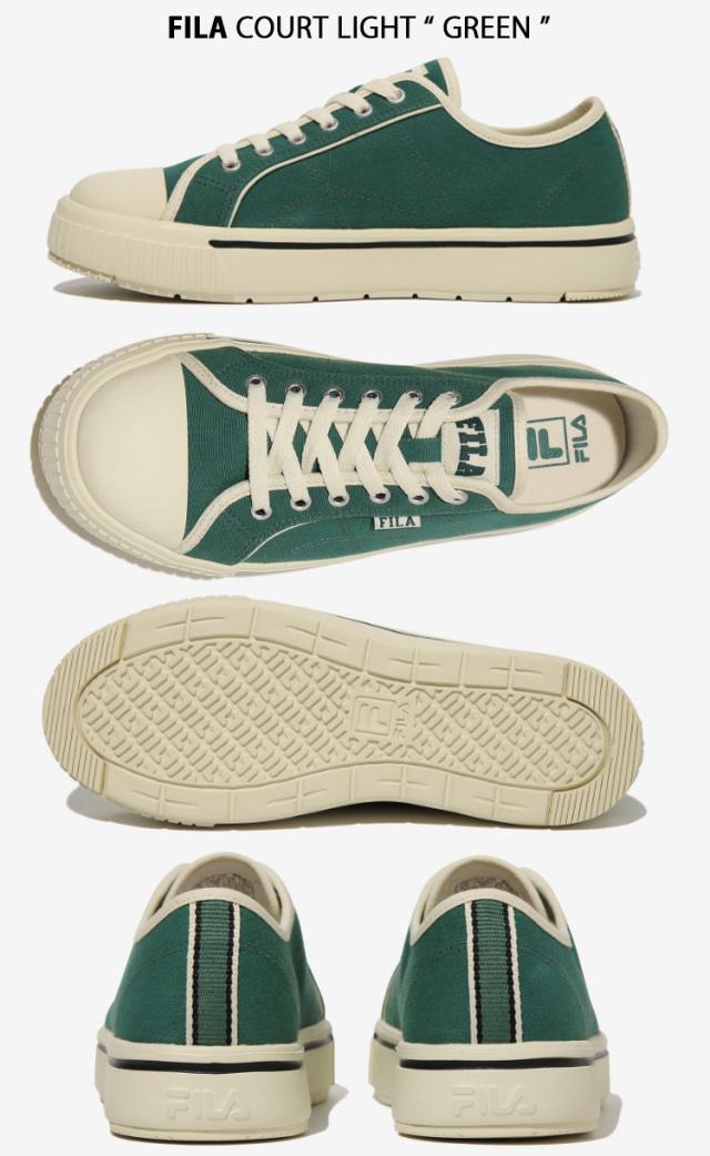FILA フィラ スニーカー COURT LIGHT 1TM01781F GREEN NAVY コート
