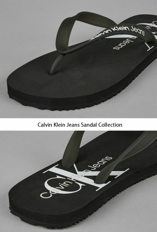楽天市場】Calvin Klein カルバンクライン サンダル BLACK