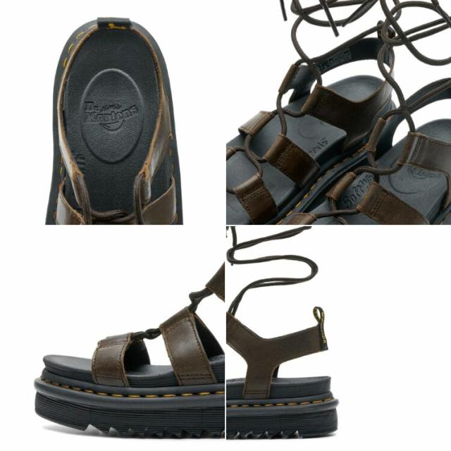 Dr Martens★NARTILLA DARK BROWN★レースアップ サンダル Dr Martens☆NARTILLA DARK BROWN☆レースアップ サンダル (Dr