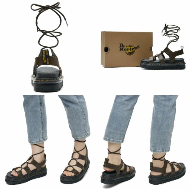 Dr Martens★NARTILLA DARK BROWN★レースアップ サンダル Dr Martens☆NARTILLA DARK BROWN☆レースアップ サンダル (Dr