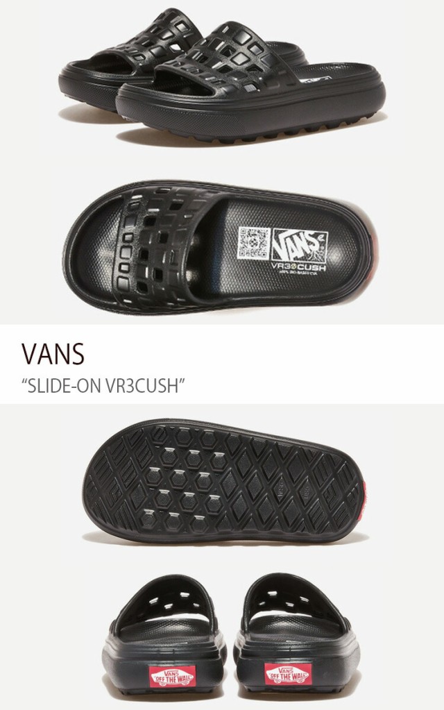 VANS バンズ サンダル SLIDE-ON VR3CUSH BLACK