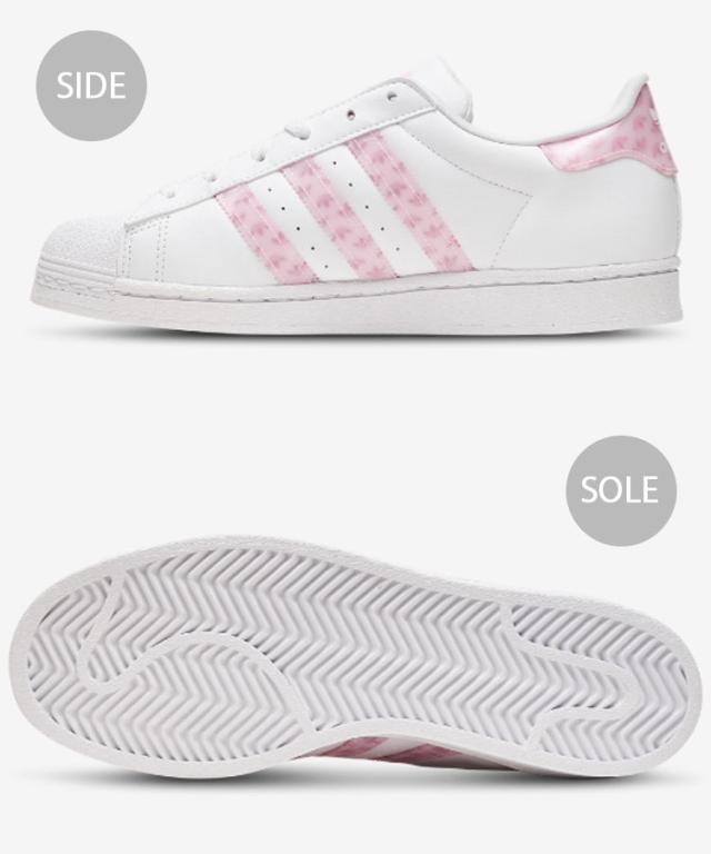 adidas originals アディダス スニーカー SUPERSTAR WHITE PINK