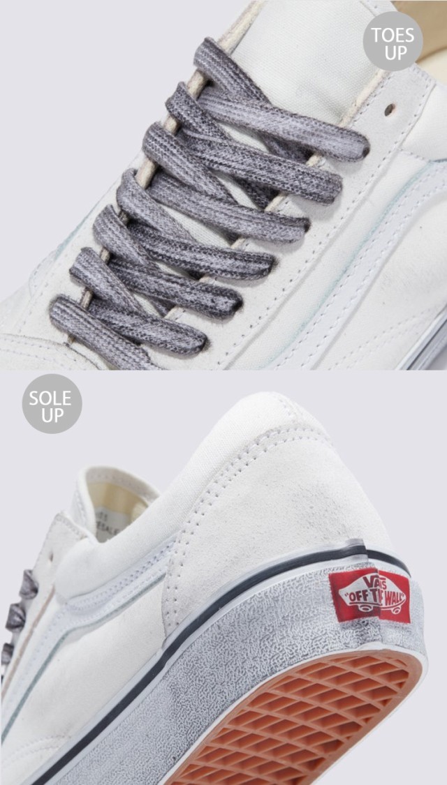 VANS バンズ スニーカー OLD SKOOL STRESSED WHITE WHITE VN0007NTWWW