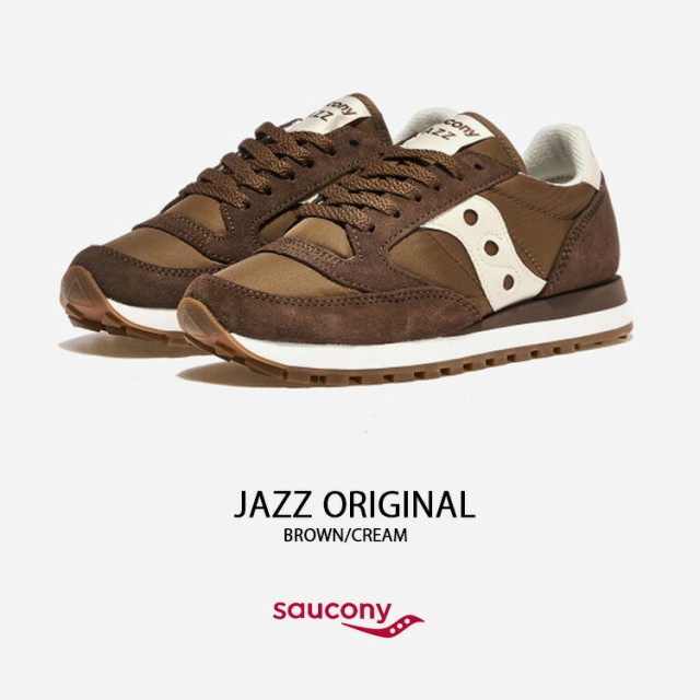 Saucony サッカニー スニーカー JAZZ ORIGINAL BROWN CREAM S2044-673