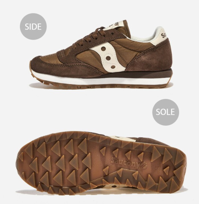 Saucony サッカニー スニーカー JAZZ ORIGINAL BROWN CREAM S2044-673