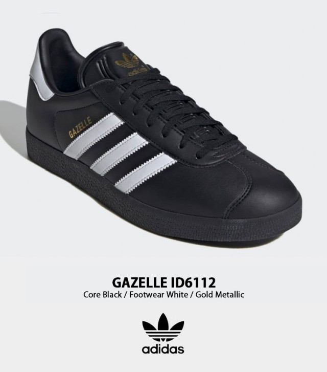 adidas originals アディダス スニーカー GAZELLE ID6112 BLACK WHITE