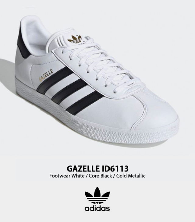 adidas originals アディダス スニーカー GAZELLE ID6113 WHITE BLACK