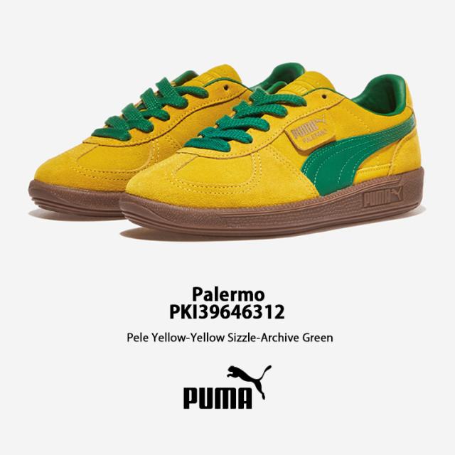 PUMA プーマ スニーカー Palermo パレルモ YELLOW GREEN