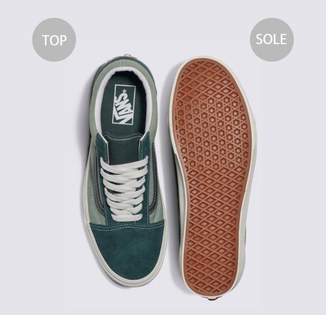 新品VANS Earth Old Skool バンズ スニーカー VANS バンズ スニーカー OLDSKOOL EARTH TONES GREEN GABLES