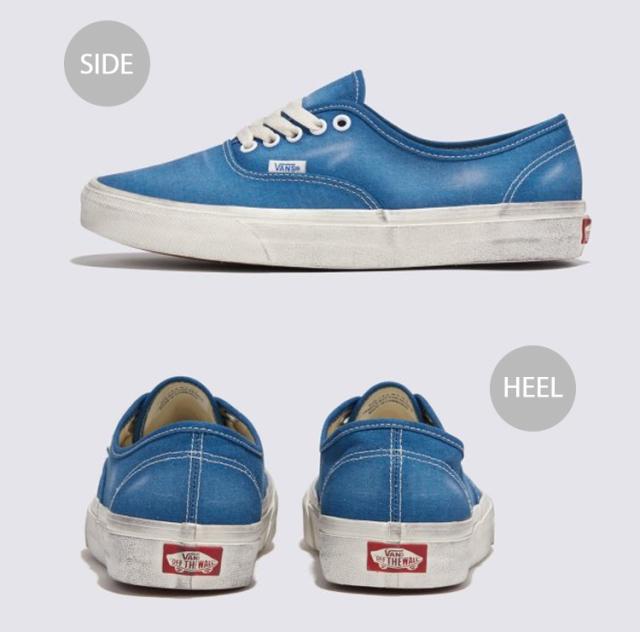 [VANS] スニーカー オーセンティック AUTHENTIC ナイロン ブルー VANS バンズ スニーカー AUTHENTIC BLUE VN0009PV7Z2