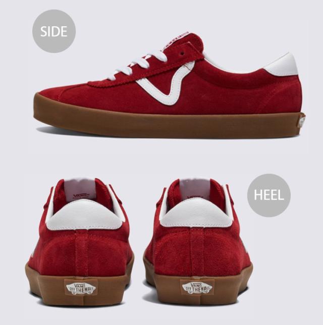 VANS バンズ スニーカーSPORT LOW RED VN000CTDCJG スポーツ