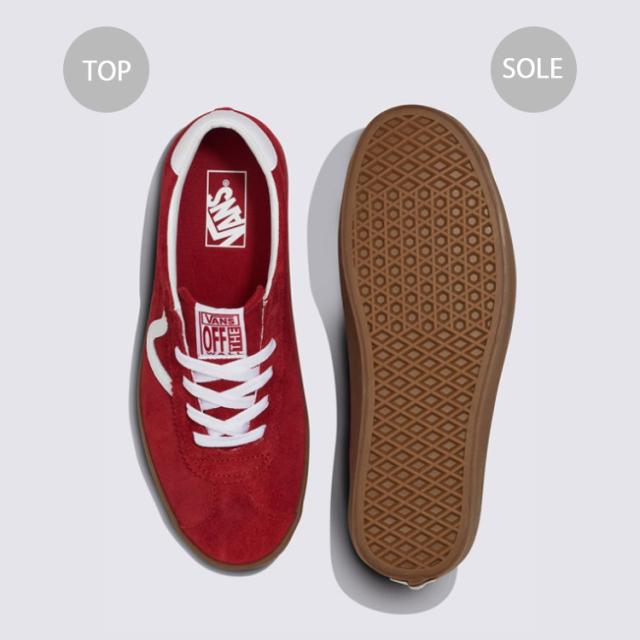 【VANS】 ヴァンズ Sport Low Track Sport RED 国内発送 VANS】 ヴァンズ Sport Low スポーツロー VN000CTDCJG Track