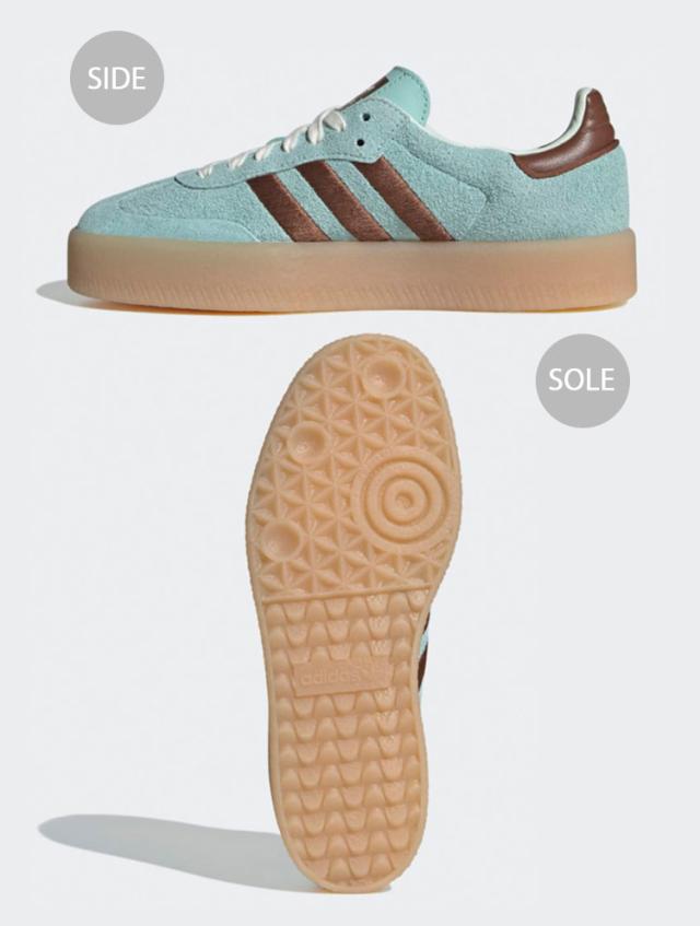 adidas アディダス スニーカー SAMBAE W JH8835 AQUA BROWN GUM