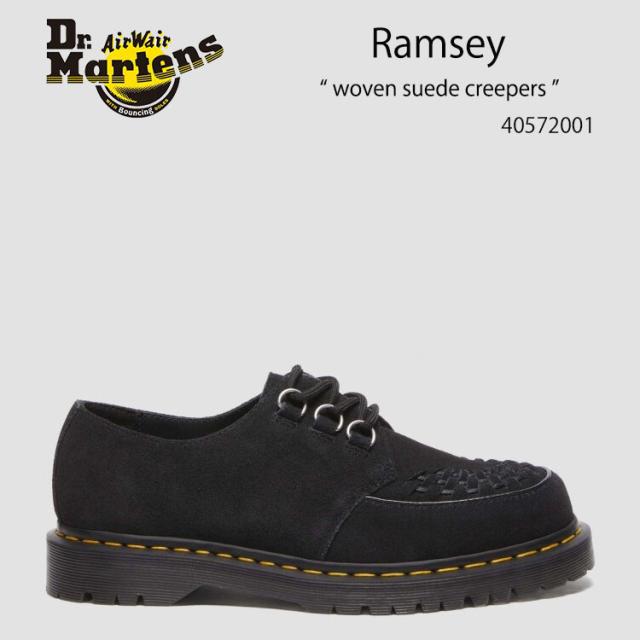Dr.Martens ドクターマーチン レザーシューズ Ramsey woven suede creepers 40572001 Black E.H.Suede ブラック