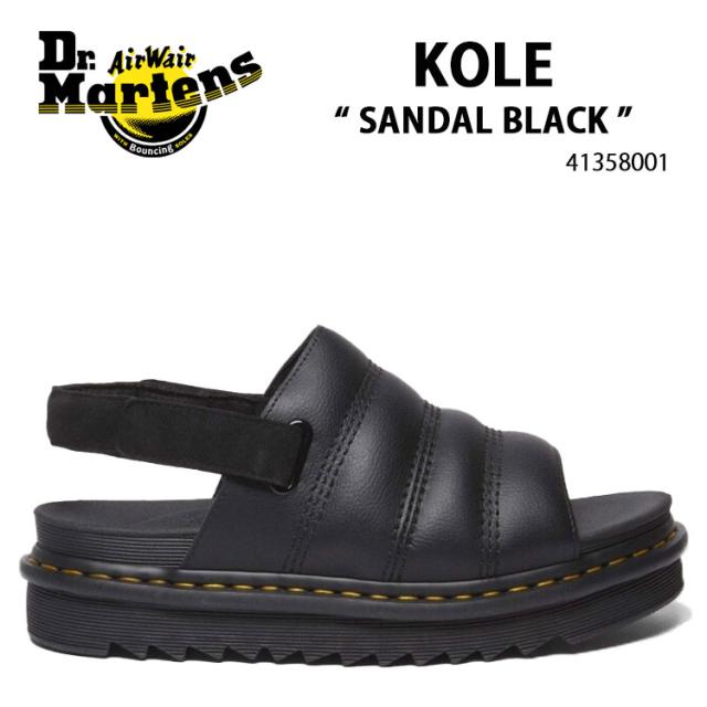 Dr.Martens ドクターマーチン 厚底 サンダル KOLE SANDAL BLACK