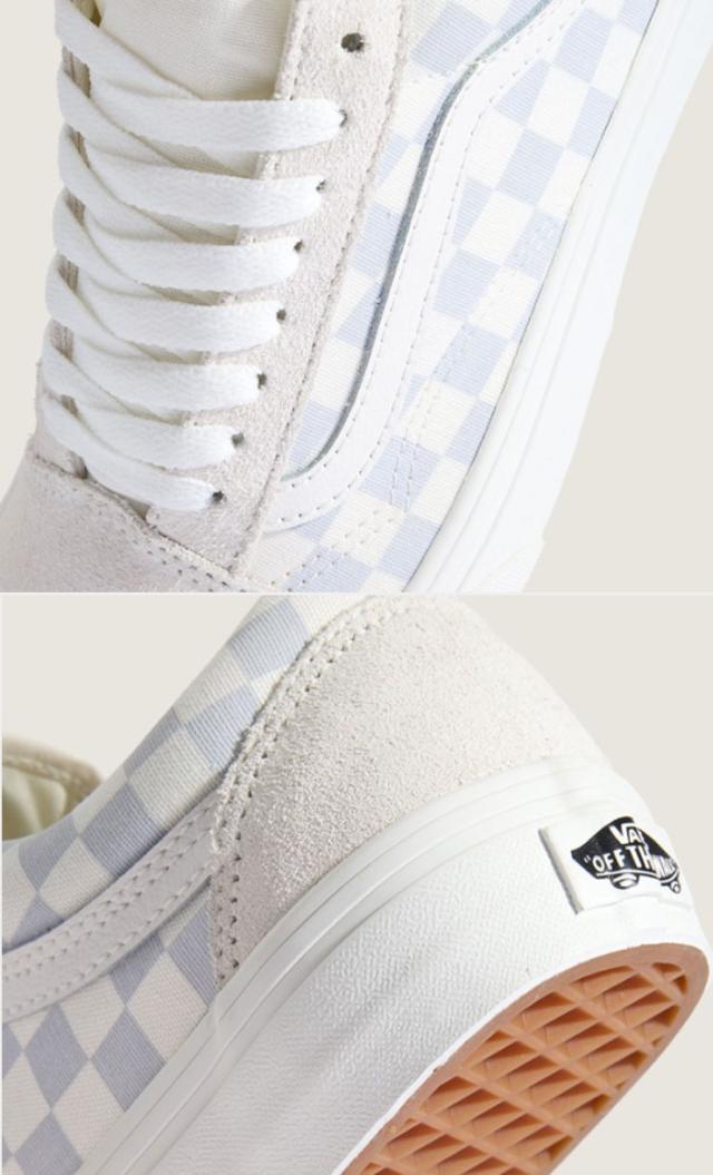 VANS バンズ スニーカー OLD SKOOL CHECKERBOARD GRAY MARSHMALLOW