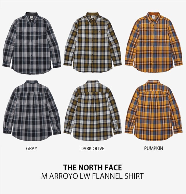 定番 FACE NORTH THE ノースフェイス FLANNEL LW ARROYO M ネルシャツ 長袖シャツ