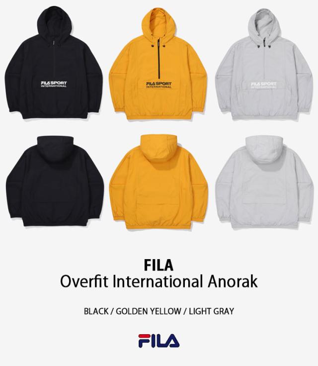 FILA フィラ パーカー OVERFIT INTERNATIONAL ANORAK FS2JKF1132X オーバーフィット インターナショナル アノラック カジュアル ジャケット ロゴ ストリート メンズ レディース FILA フィラ パーカー OVERFIT INTERNATIONAL ANORAK FS2JKF1132X