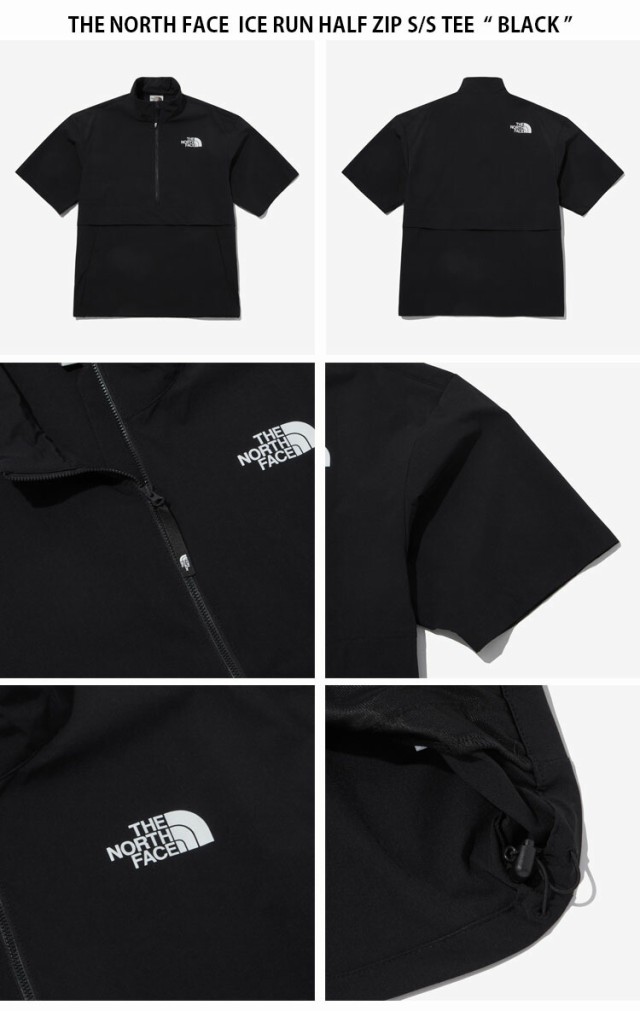THE NORTH FACE ノースフェイス Tシャツ ICE RUN HALF ZIP S/S THE NORTH FACE ノースフェイス Tシャツ ICE RUN HALF ZIP S/S