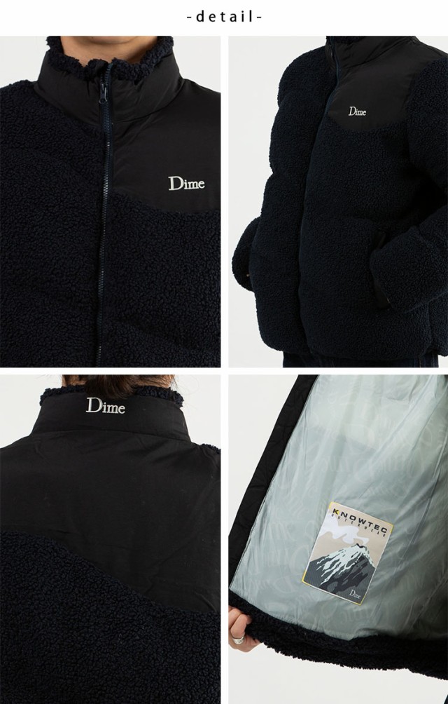 Dime ダイム フリース ボアフリース SHERPA PUFFER JACKET NAVY シェルパプッパー ジャケット ボアフリース ジャケット  DIMKFDP001の通販はau PAY マーケット - セレクトショップa-clo | au PAY マーケット－通販サイト