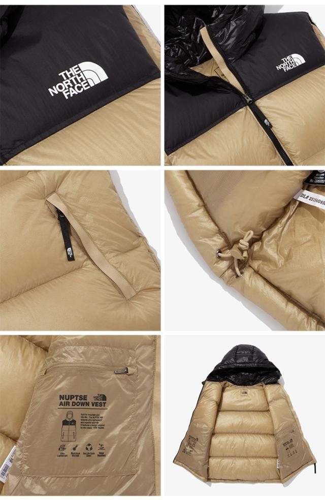 ⭐️新品⭐️ ノースフェイス ダウンベスト ベージュブラック